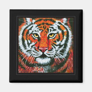 Tigeransikte Magnet