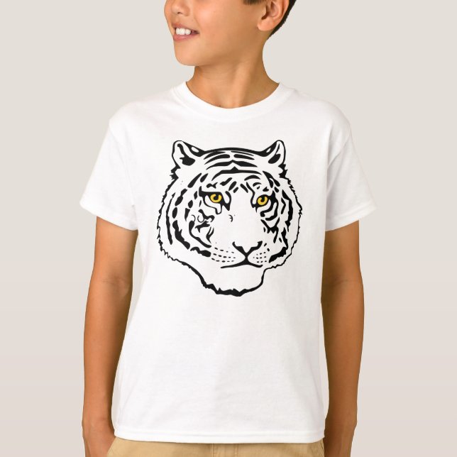 Tigeransikte Tee Shirt (Framsida)