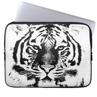 Tigeransiktenärbild 2 laptop sleeve
