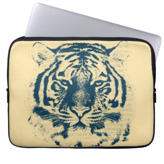 Tigeransiktenärbild 4 laptop sleeve