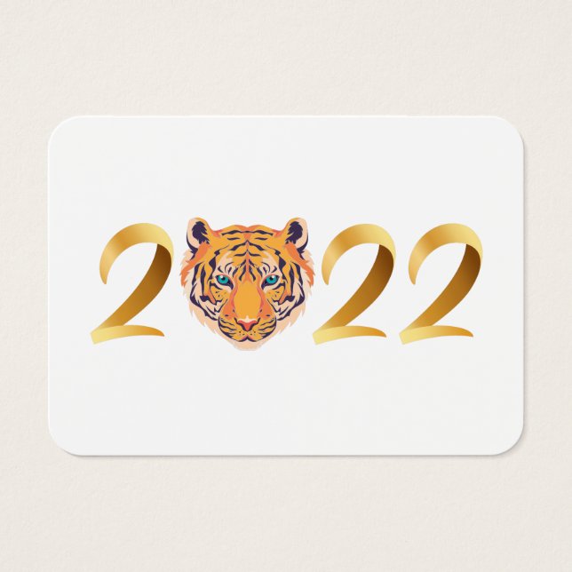 Tigeråret 2022 visitkort (Framsidan)