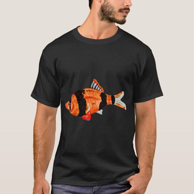 Tigerbarb Akvariefisk T Shirt (Framsida)