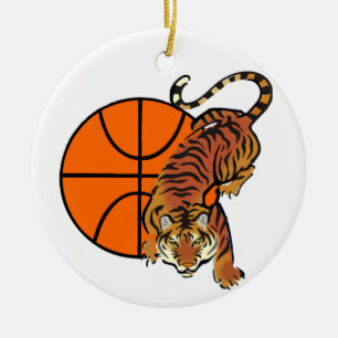 TigerbasketT-tröja och gåvor Julgransprydnad Keramik