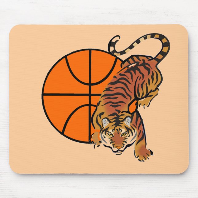 TigerbasketT-tröja och gåvor Musmatta (Framsidan)