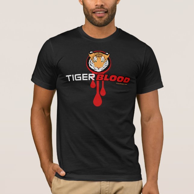Tigerblod T Shirt (Framsida)