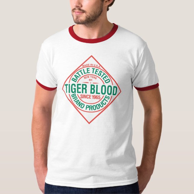 Tigerblod Tee Shirt (Framsida)