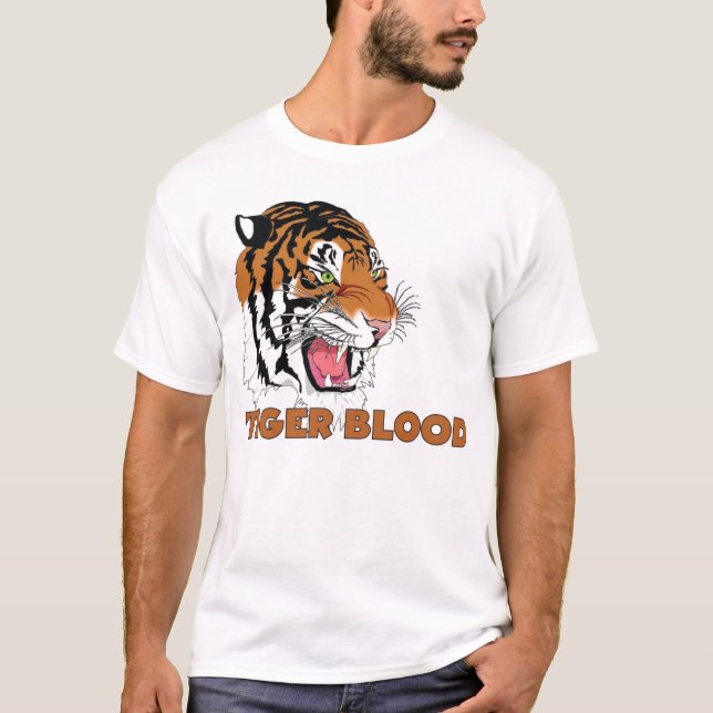 tigerblod tröja (Framsida)