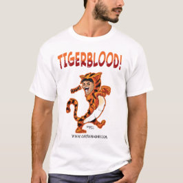 Tigerblood tecknad tee shirt