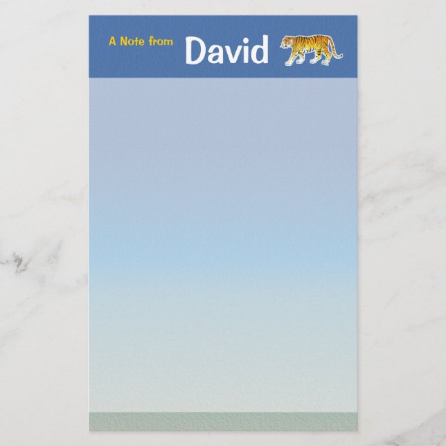 Tigerbrevpapper Brevpapper (Framsida)