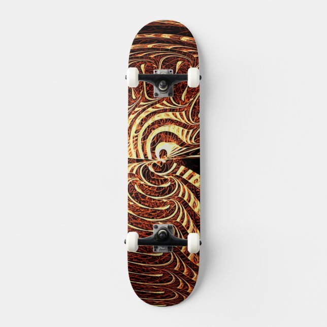 Tigerfiskar Skateboard Bräda 21,5 Cm (Framsida)
