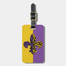 TigerFleur de lis Bagage märkre