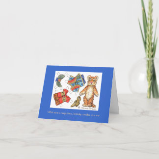 Tigerfödelsedagkort Kort