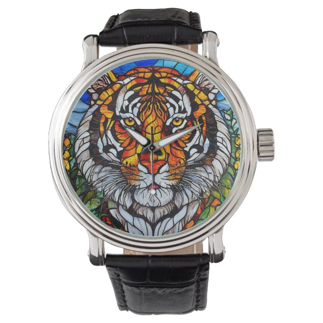 Tigerglasmosaik Armbandsur (Framsida)