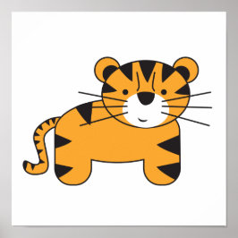 Tigergrafik av Lorena Depante Poster