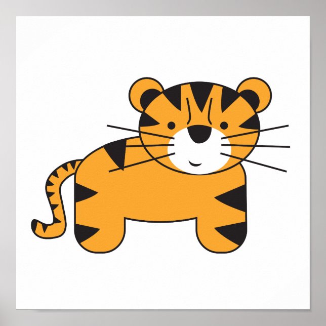 Tigergrafik av Lorena Depante Poster (Framsidan)
