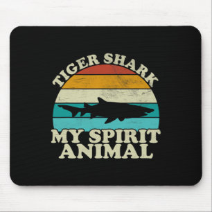 Tigerhaj Min ande - Vintage Fisk Fiske Musmatta