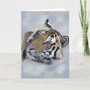 Tigerhälsningkort Banda av Kanha Kort