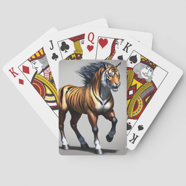Tigerhästhybrid Casinokort (Baksidan)