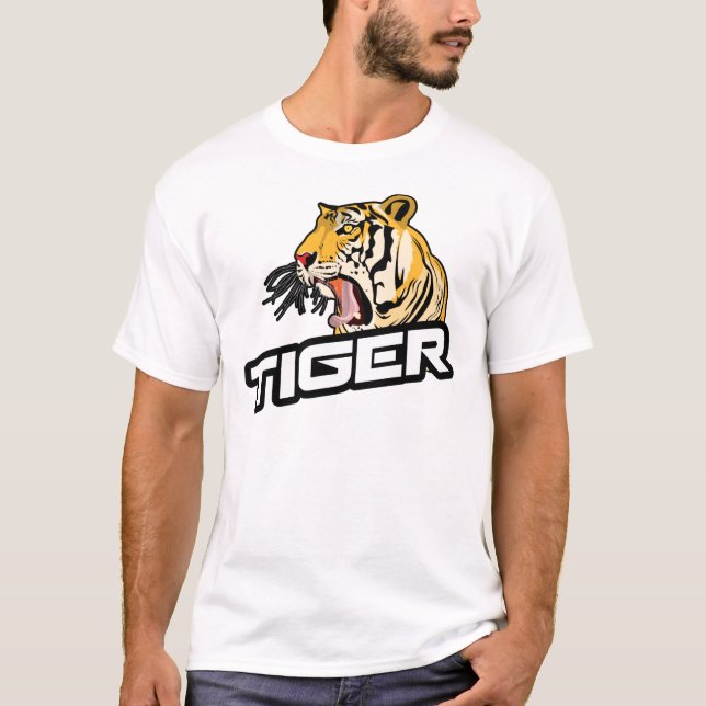 Tigerhuvudlogotyp-13951 T Shirt (Framsida)