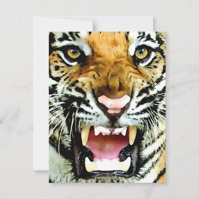tigerinbjudningar inbjudningar (Framsida)