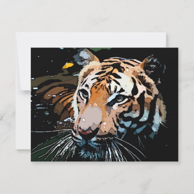 tigerinbjudningar inbjudningar (Framsida)