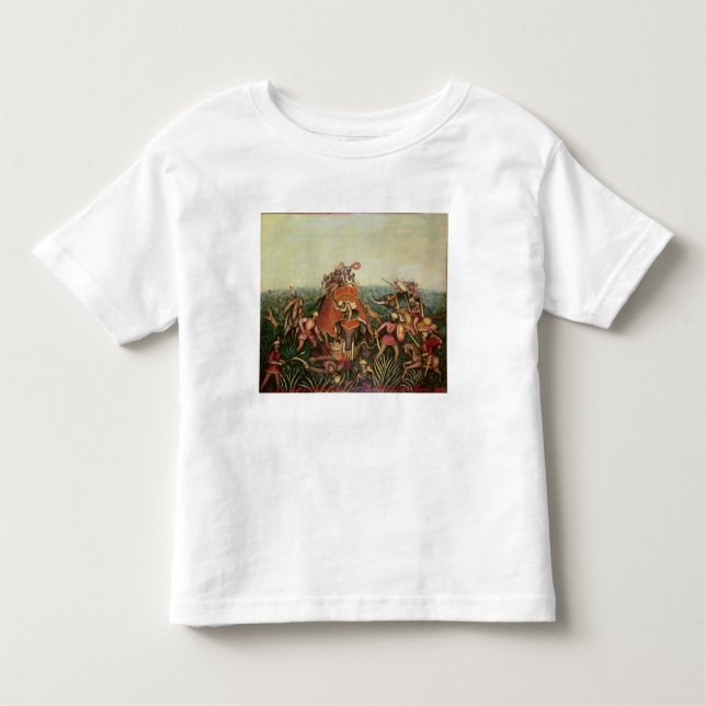 Tigerjakt, 1892 (olja på kanfas) tee shirt (Framsida)