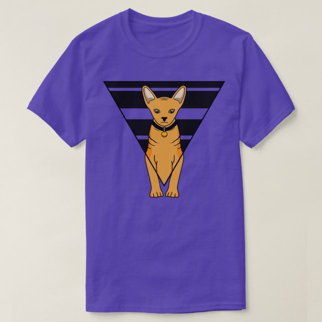 Tigerkatt med Collar T Shirt (Design framsida)