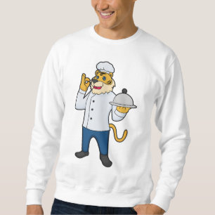 Tigerkock Kock hatt Fat Lång Ärmad Tröja