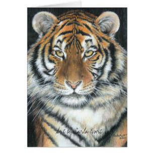 Tigerkort Hälsningskort