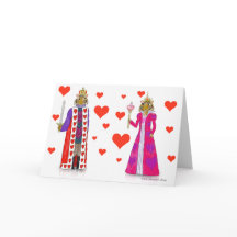 Tigerkung och drottning av hjärtor