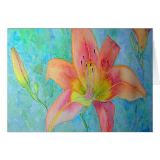 Tigerlilja Hälsningskort