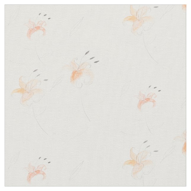 Tigerliljar Tyg (Närbild)