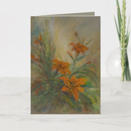 Tigerliljor 13 x 18 cm tack kort