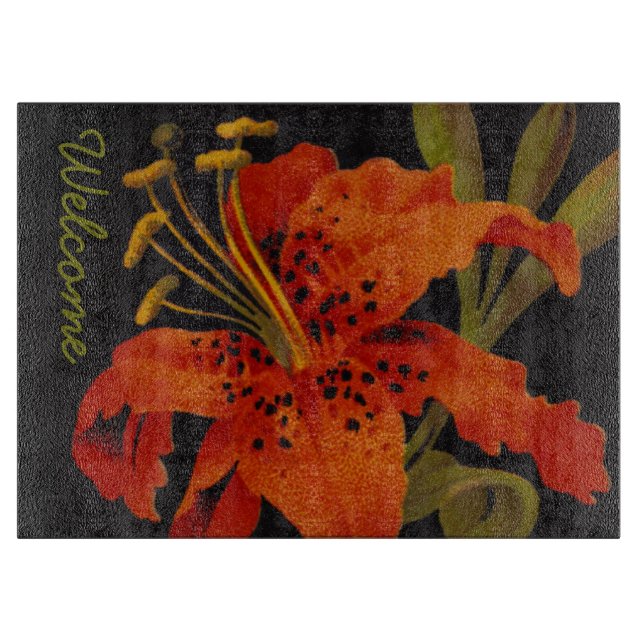 Tigerlily Stor Skärbräda (Framsidan)