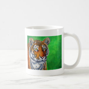 Tigermålning Kaffemugg