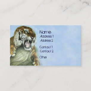 Tigermorrande Visitkort