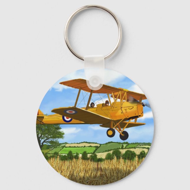 TIGERMOTH FÄLT NYCKELRING (Framsida)