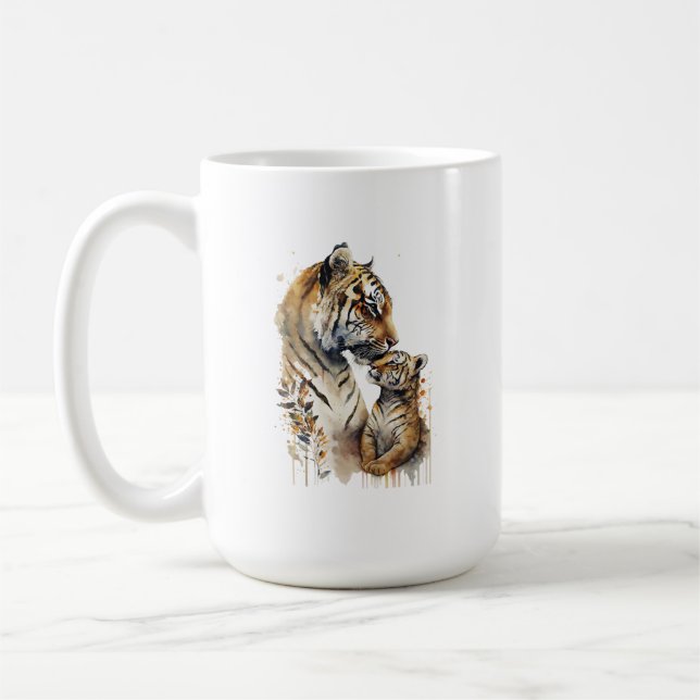 Tigermugg Kaffemugg (Vänster)