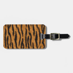 Tigern flår tryckdesignen, tigerrandmönster bagagebricka