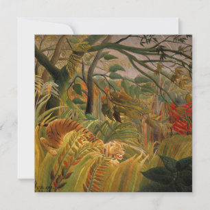 Tigern i en tropisk storm av Henri Rousseau
