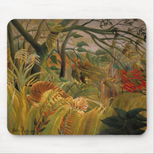 Tigern i en tropisk storm av Henri Rousseau Musmatta