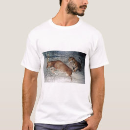 Tigern jagar hjortt-skjortan tee