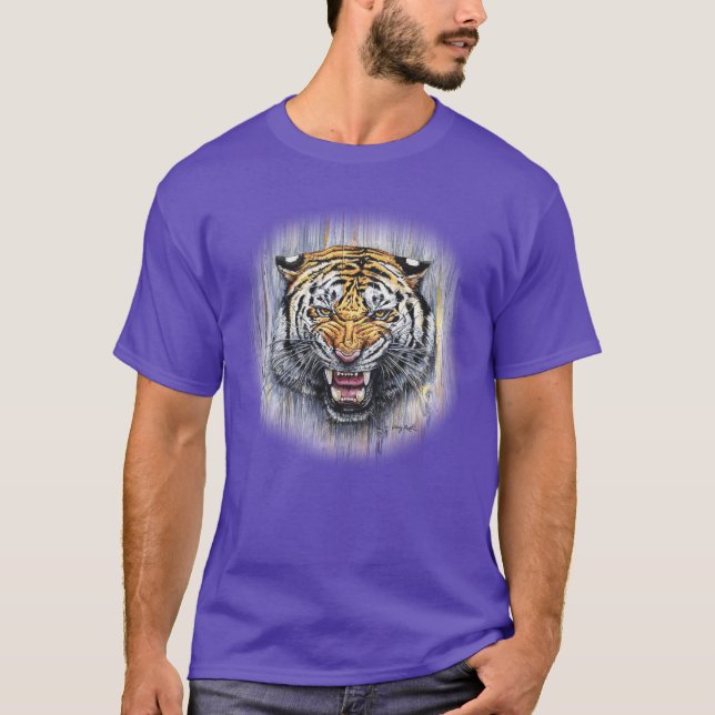 Tigern vrålar! t-shirt (Framsida)