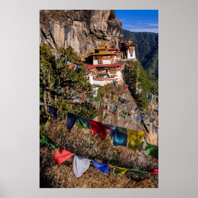 Tigerns näste-kloster, Bhutan Poster (Framsidan)
