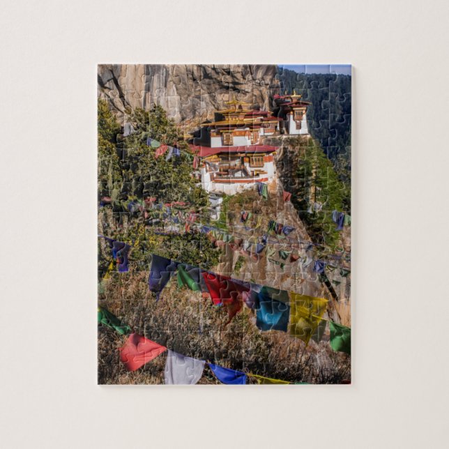 Tigerns näste-kloster, Bhutan Pussel (Vertikal)