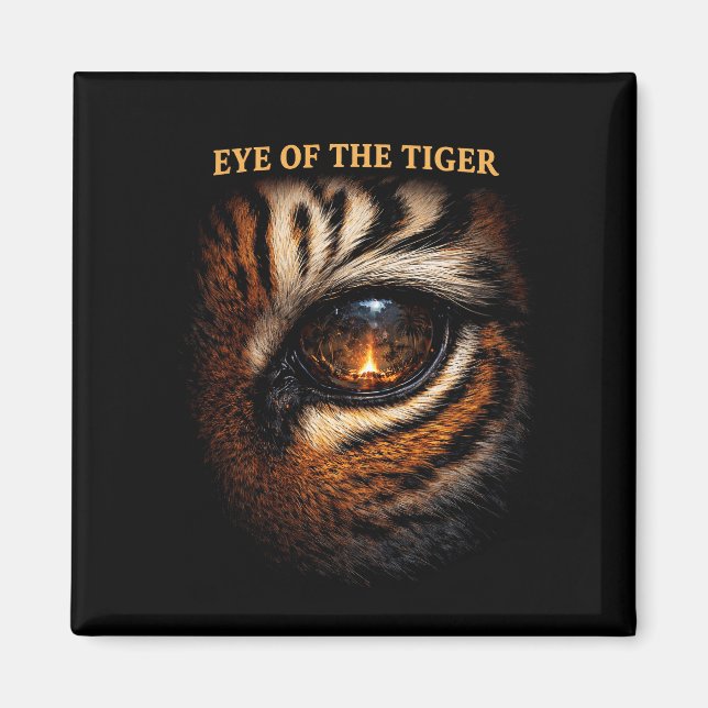 Tigerns öga magnet (Framsidan)