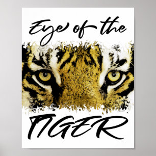 tigerns Öga, motivation, inspiration Poster