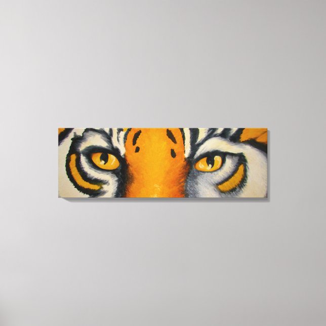 Tigerns ögon canvastryck (Framsida)