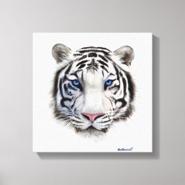 Tigerns ögon canvastryck (Framsida)