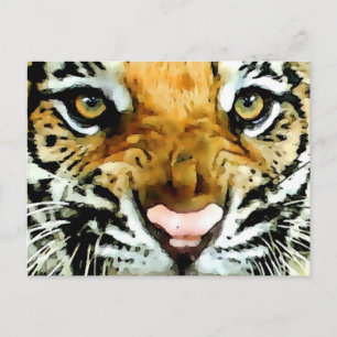 Tigerns ögon vykort